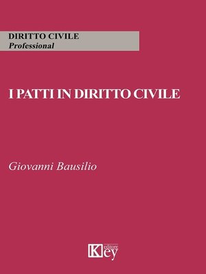 cover image of I patti in diritto civile